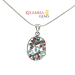 Load image into Gallery viewer, 6.60/GM Ruby Blue Topaz Pendent - N0002