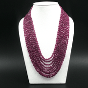 658.509/CT Premium Natural Ruby Beads - D001