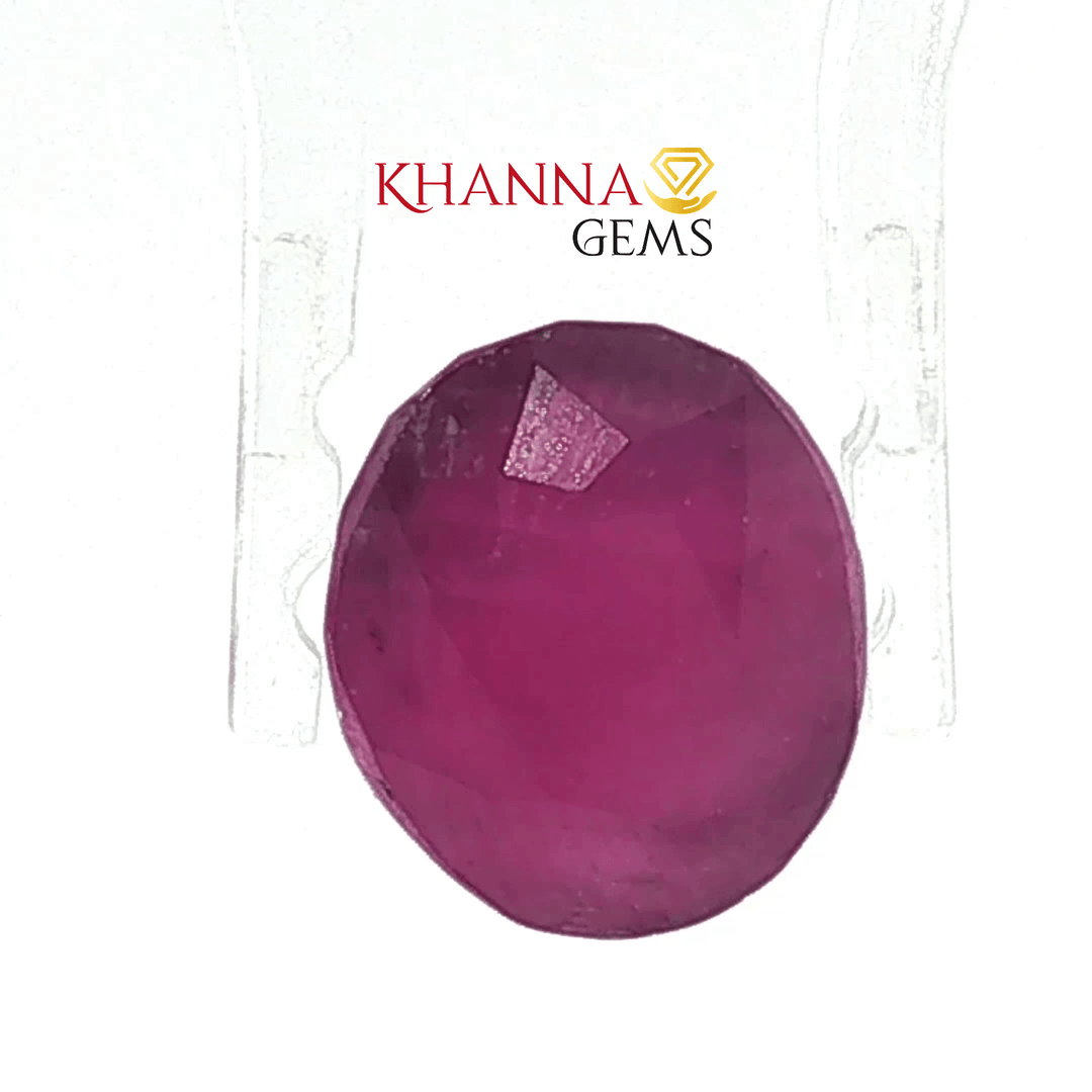 6.49/CT Natural Certified Ruby Gemstone -137185