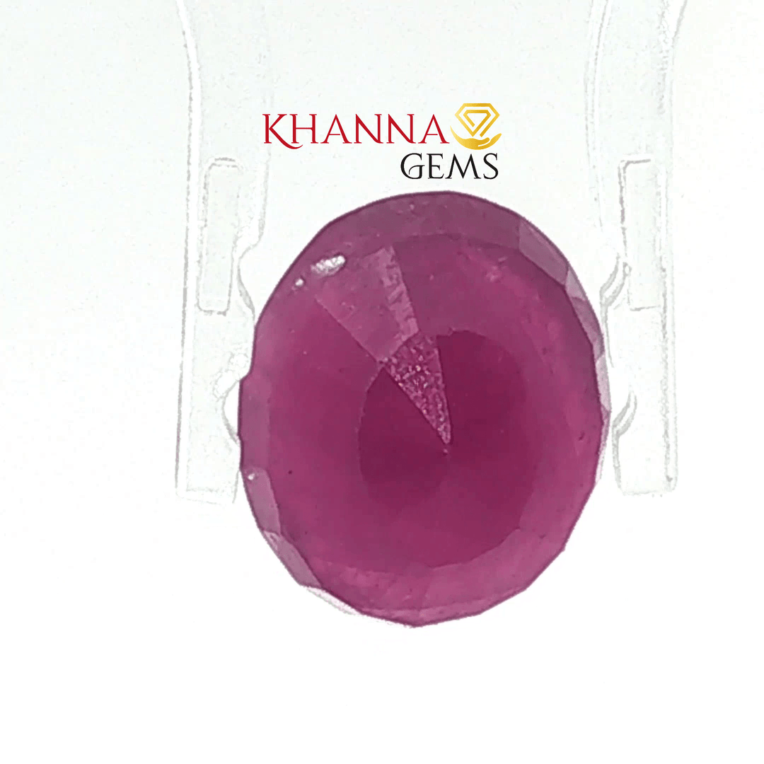 6.49/CT Natural Certified Ruby Gemstone -137185