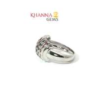 5.21/GM  RUBY BLUE SAPPHIRE RING Earrings - G0321