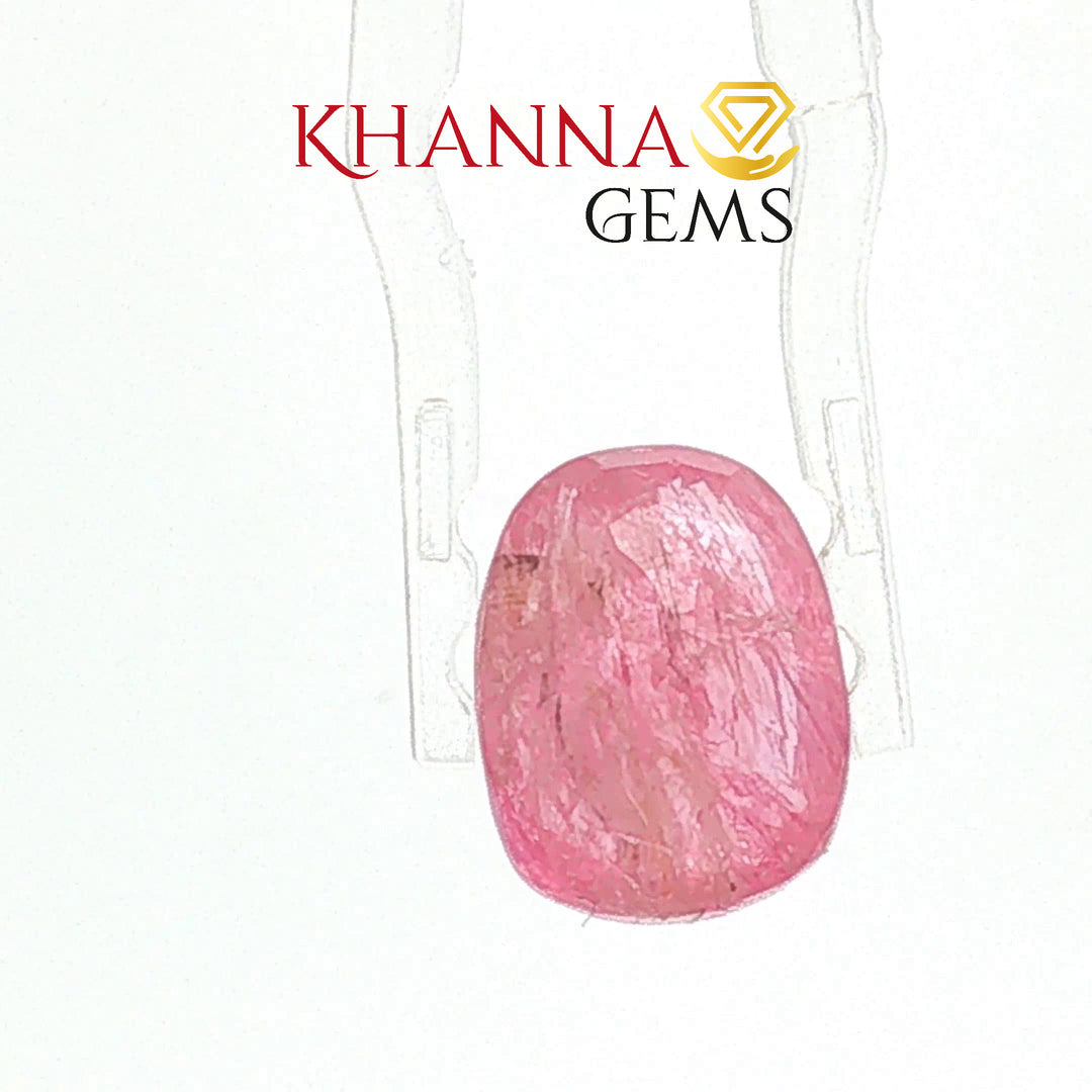 6.60/CT Natural Old Burma Ruby with IIGJ Govt. Lab Certificate-15737S204519