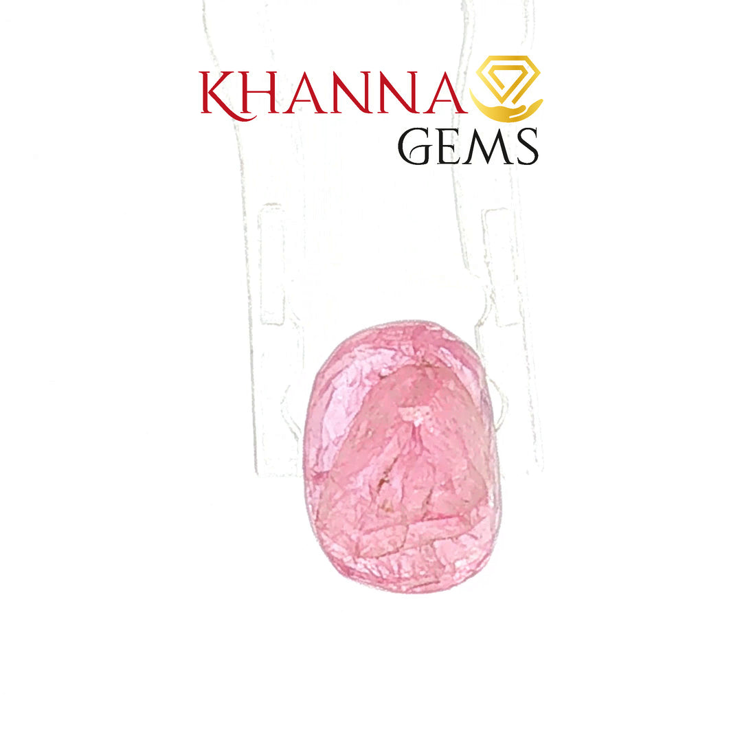 3.71/CT Natural Old Burma Ruby with IIGJ Govt. Lab Certificate-15737S204522