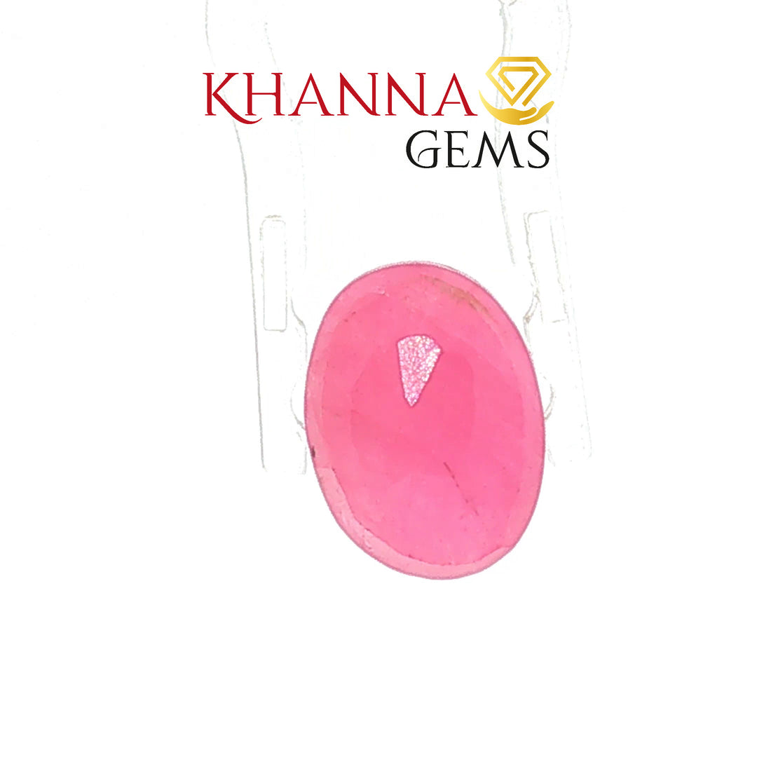 4.71/CT Natural Old Burma Ruby Stone with Govt. Lab Certificate-16016S205952