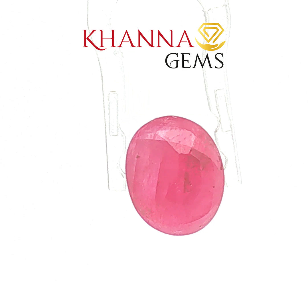 4.74/CT Natural Ruby Stone with Govt. Lab Certificate-16140S206371