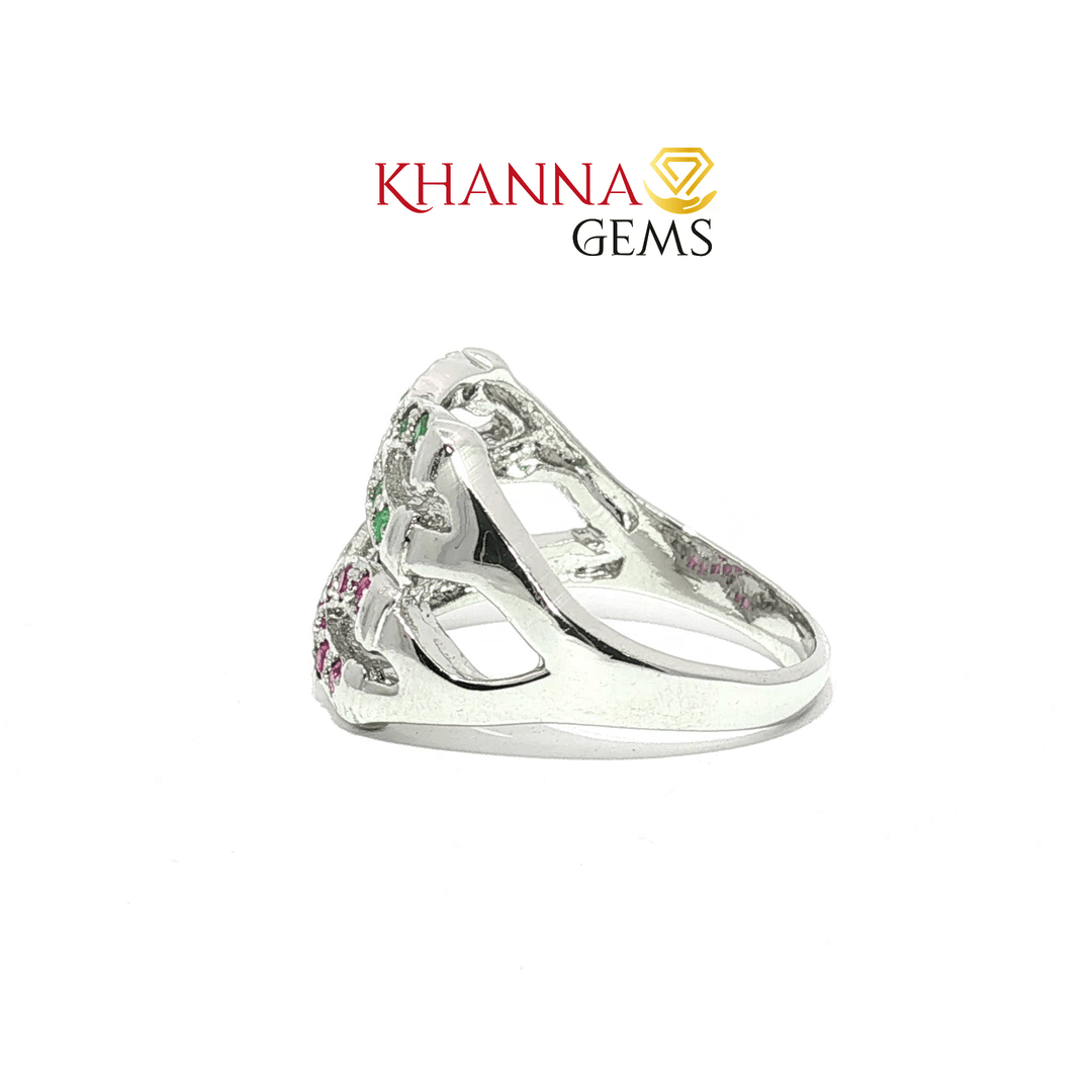 4.08/GM  RUBY EMERALD RING Earrings - G0618