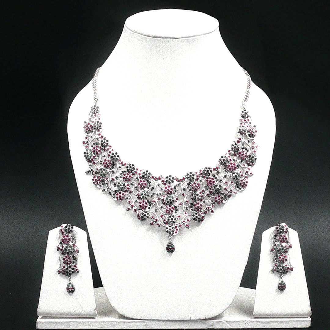 116.14/GM Natural Ruby & Emerald 3-Piece Set - 00216