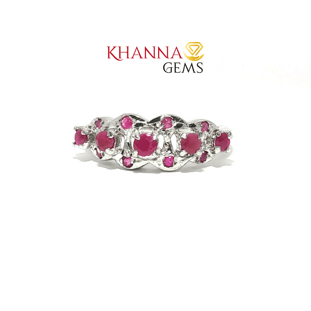 3.29/GM  RUBY RING Earrings - G0593