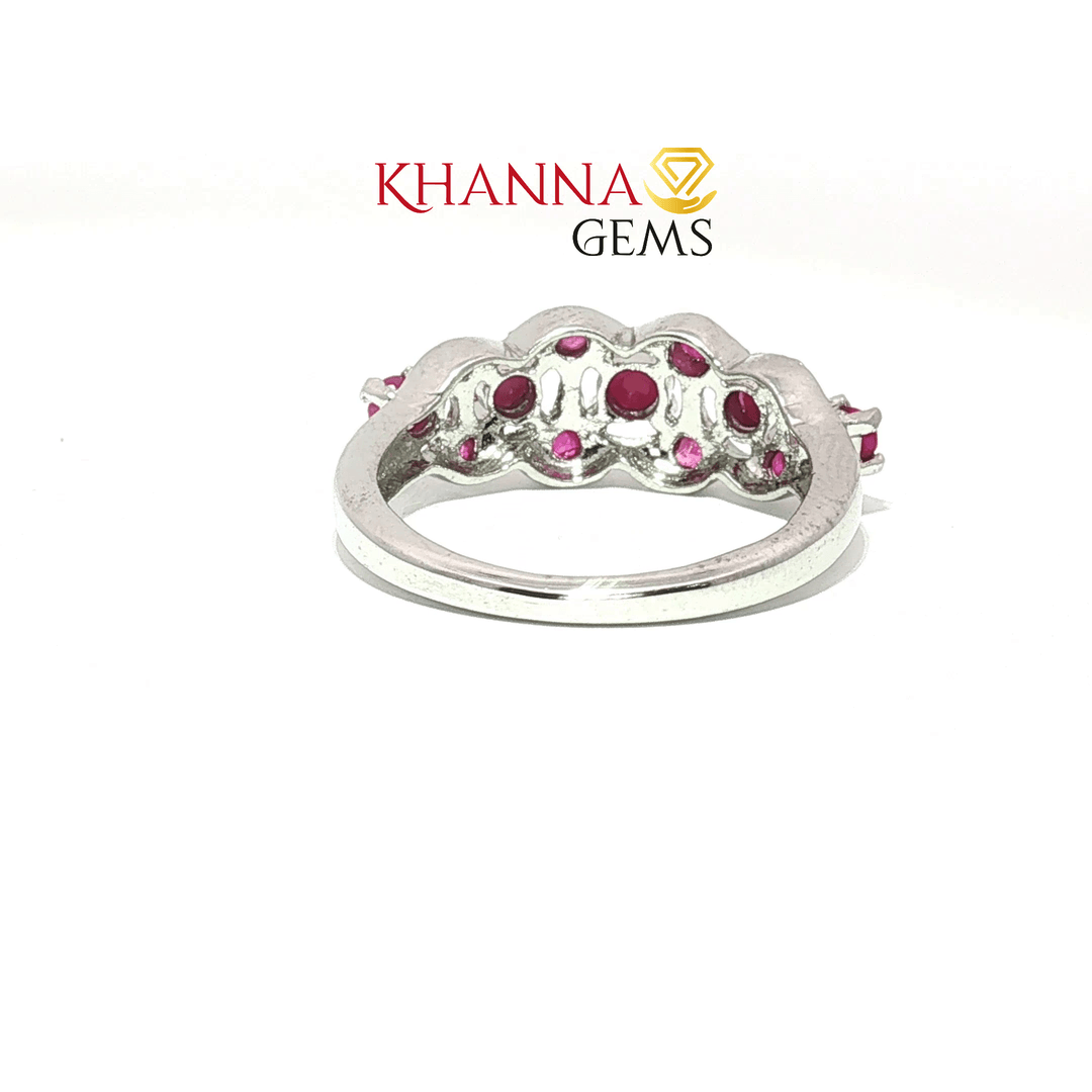 3.29/GM  RUBY RING Earrings - G0593
