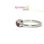 Load image into Gallery viewer, 2.77/GM  RUBY RING Earrings - G0621