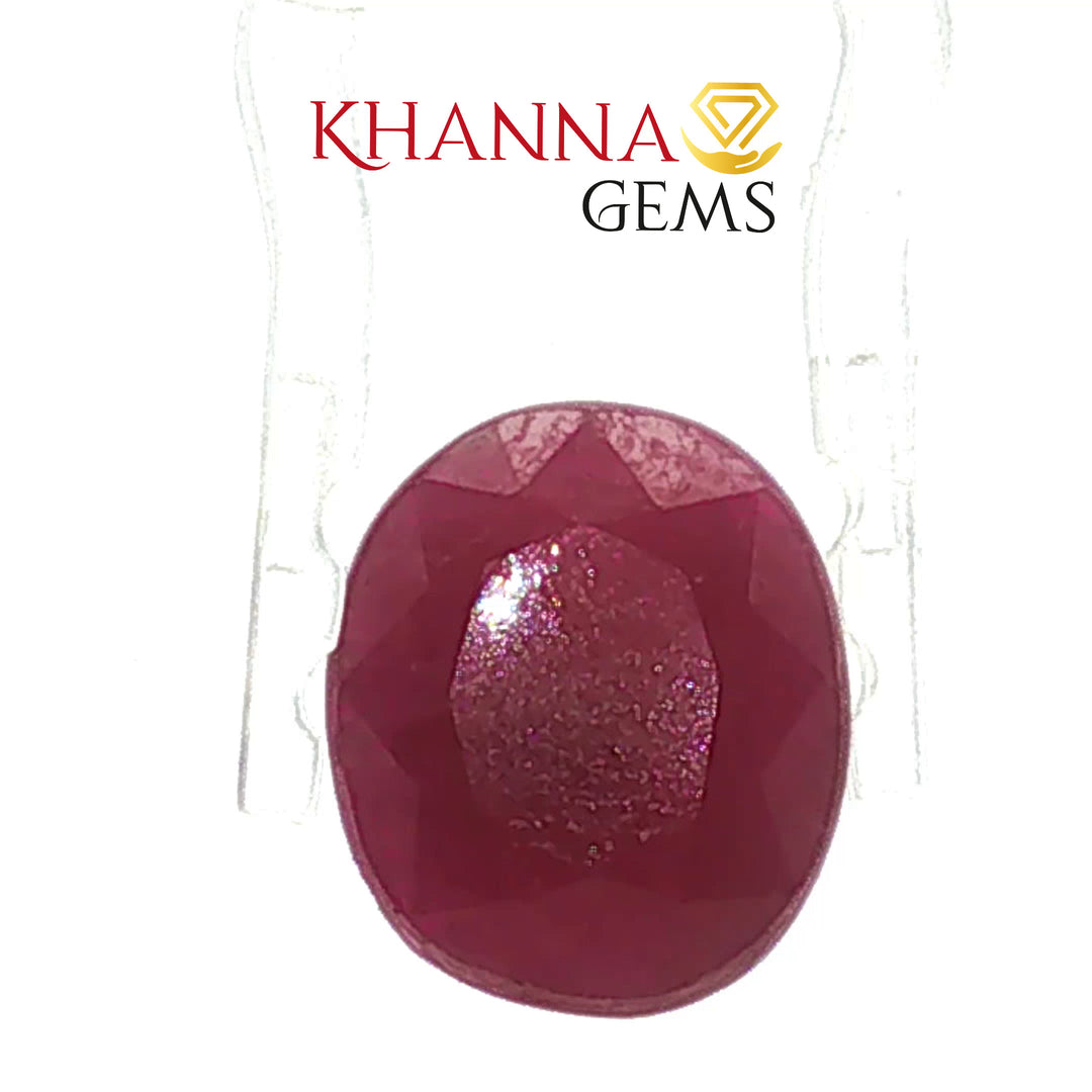 5.72/CT Natural Indian Ruby Stone with Govt. Lab Certificate-16658S208749