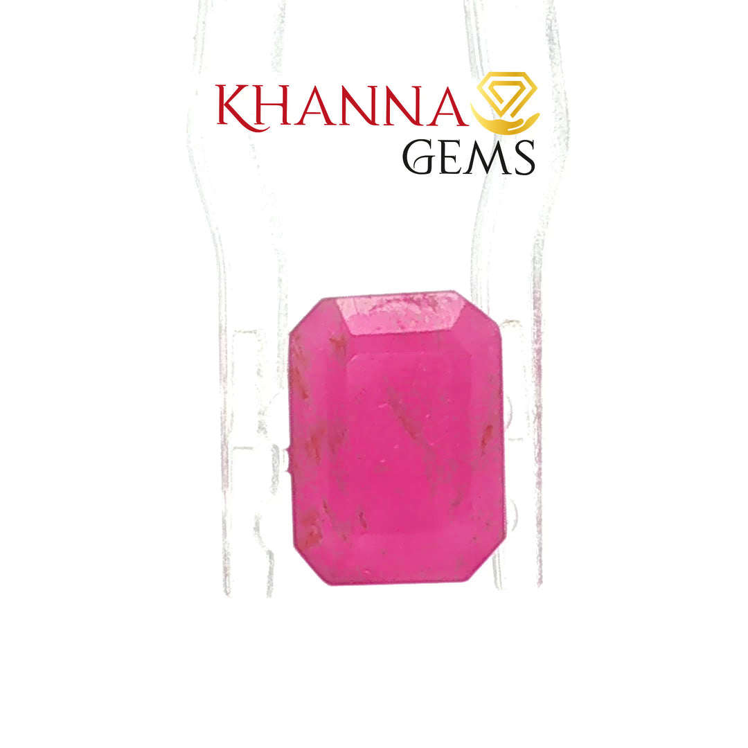 4.68/CT Natural Ruby Stone with Govt. Lab Certificate-16839S209419