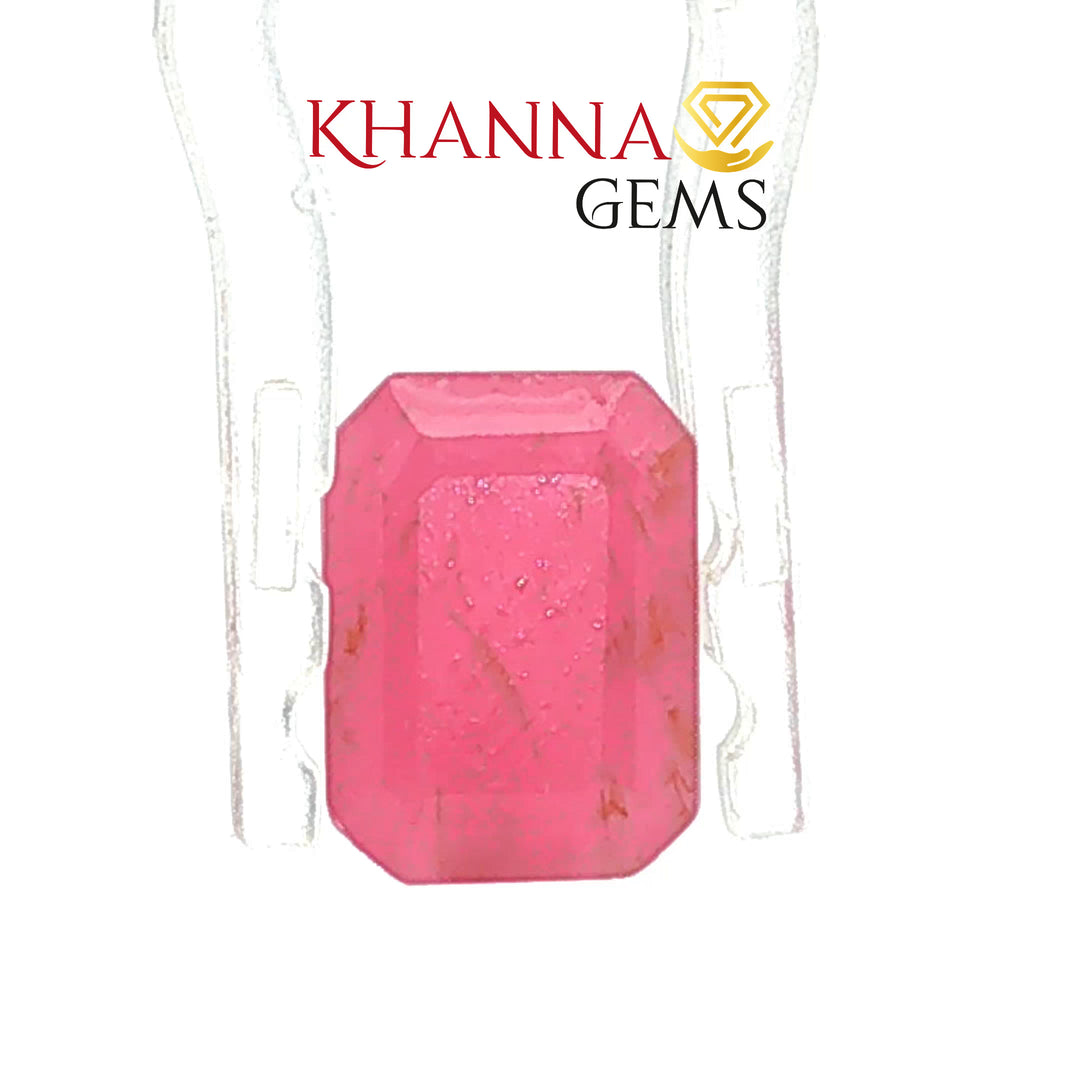 4.68/CT Natural Ruby Stone with Govt. Lab Certificate-16839S209419
