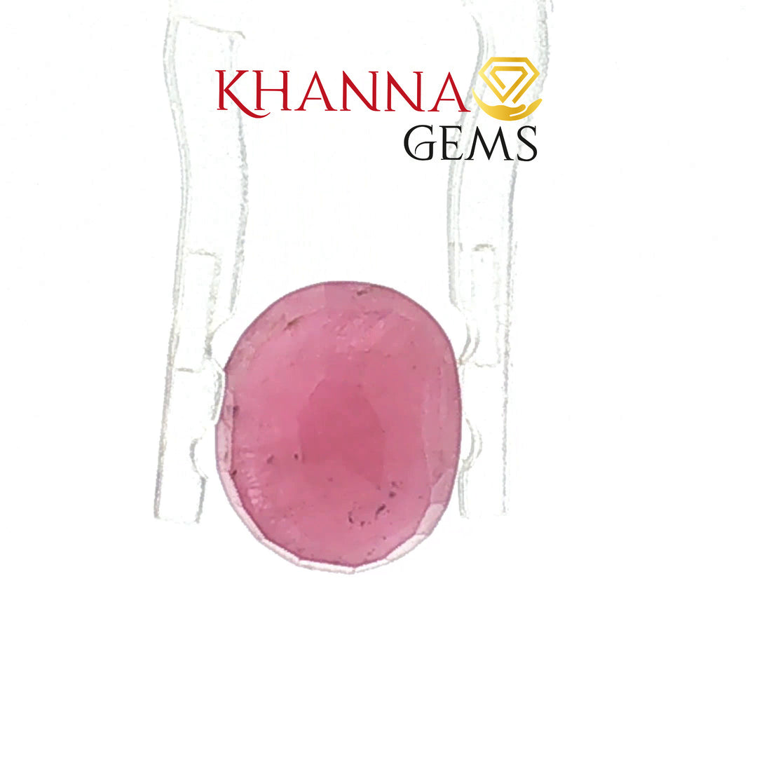 4.52/CT Natural Madagascar Ruby Stone with Govt. Lab Certificate-16275S206799