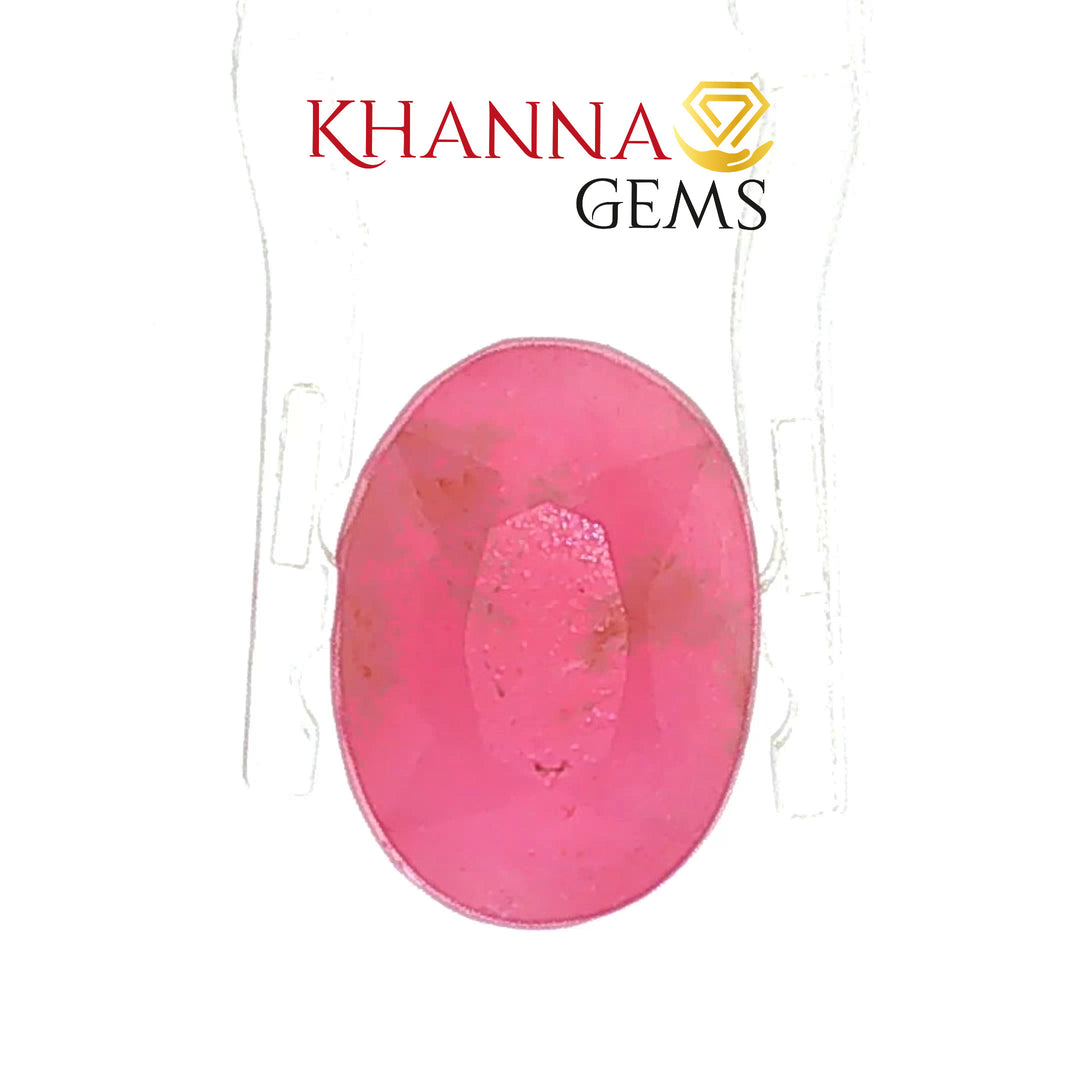 7.59/CT Natural Madagascar Ruby Stone with Govt. Lab Certificate-16140S206350
