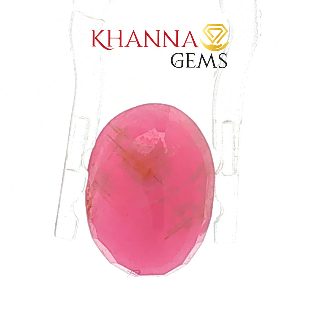7.59/CT Natural Madagascar Ruby Stone with Govt. Lab Certificate-16140S206350