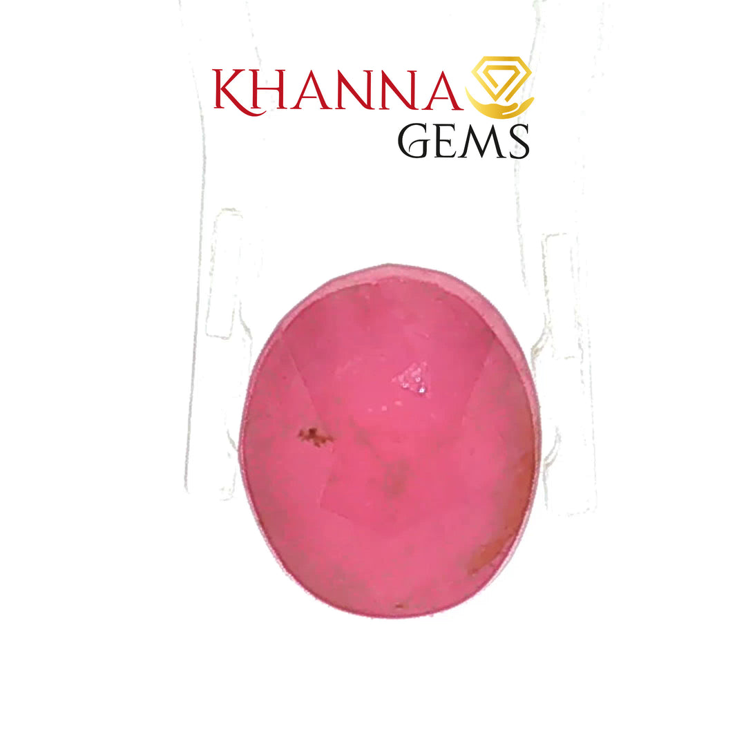 6.74/CT Natural Madagascar Ruby Stone with Govt. Lab Certificate-16140S206354