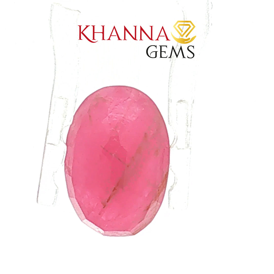 6.62/CT Natural Madagascar Ruby Stone with Govt. Lab Certificate-16140S206359