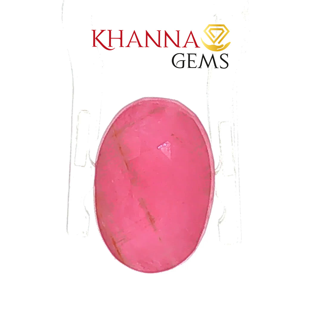 6.62/CT Natural Madagascar Ruby Stone with Govt. Lab Certificate-16140S206359
