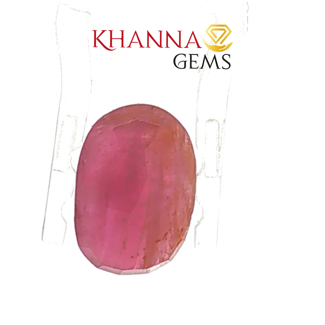 4.86/CT Natural Madagascar Ruby Stone with Govt. Lab Certificate-16140S206364