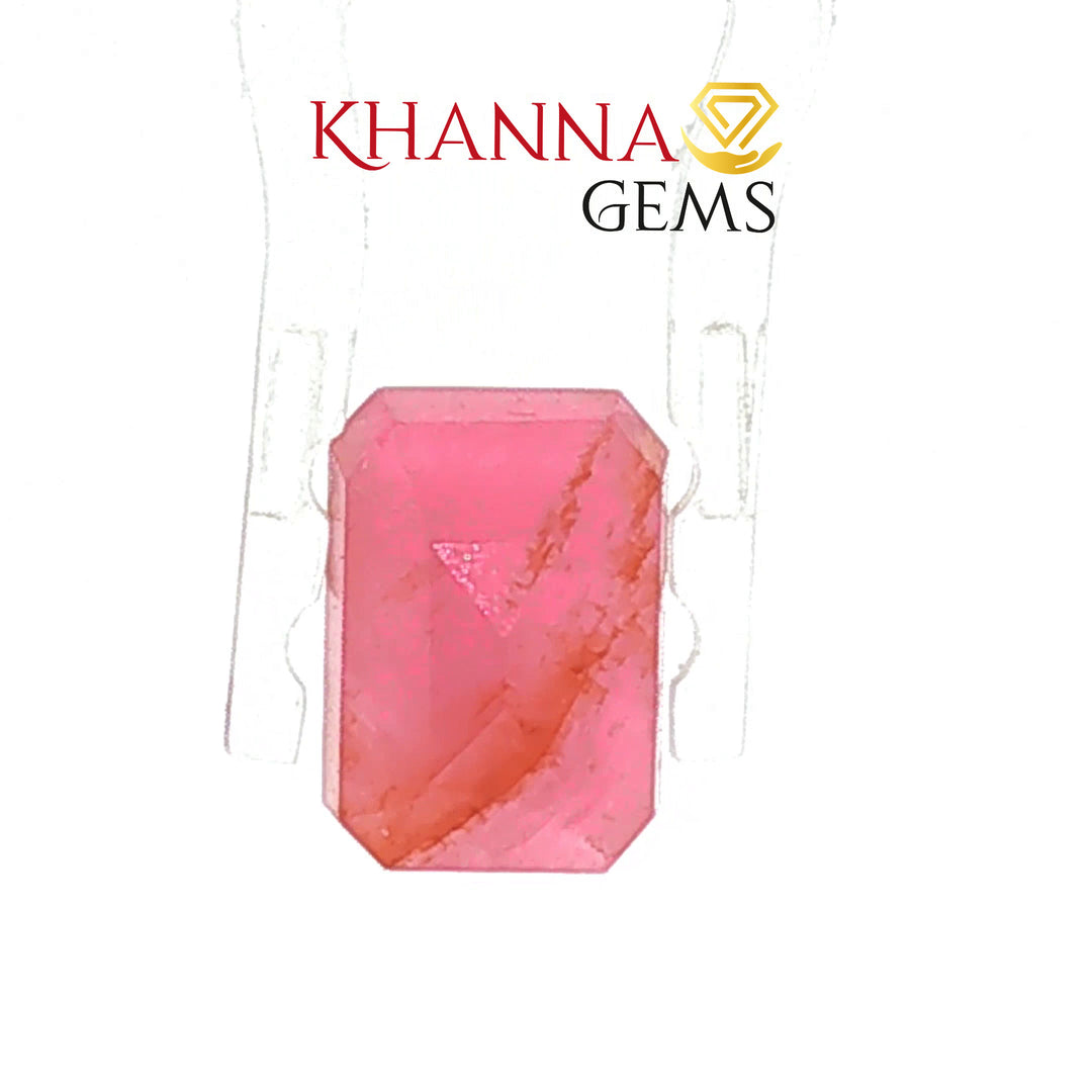 4.75/CT Natural Madagascar Ruby Stone with Govt. Lab Certificate-16140S206368