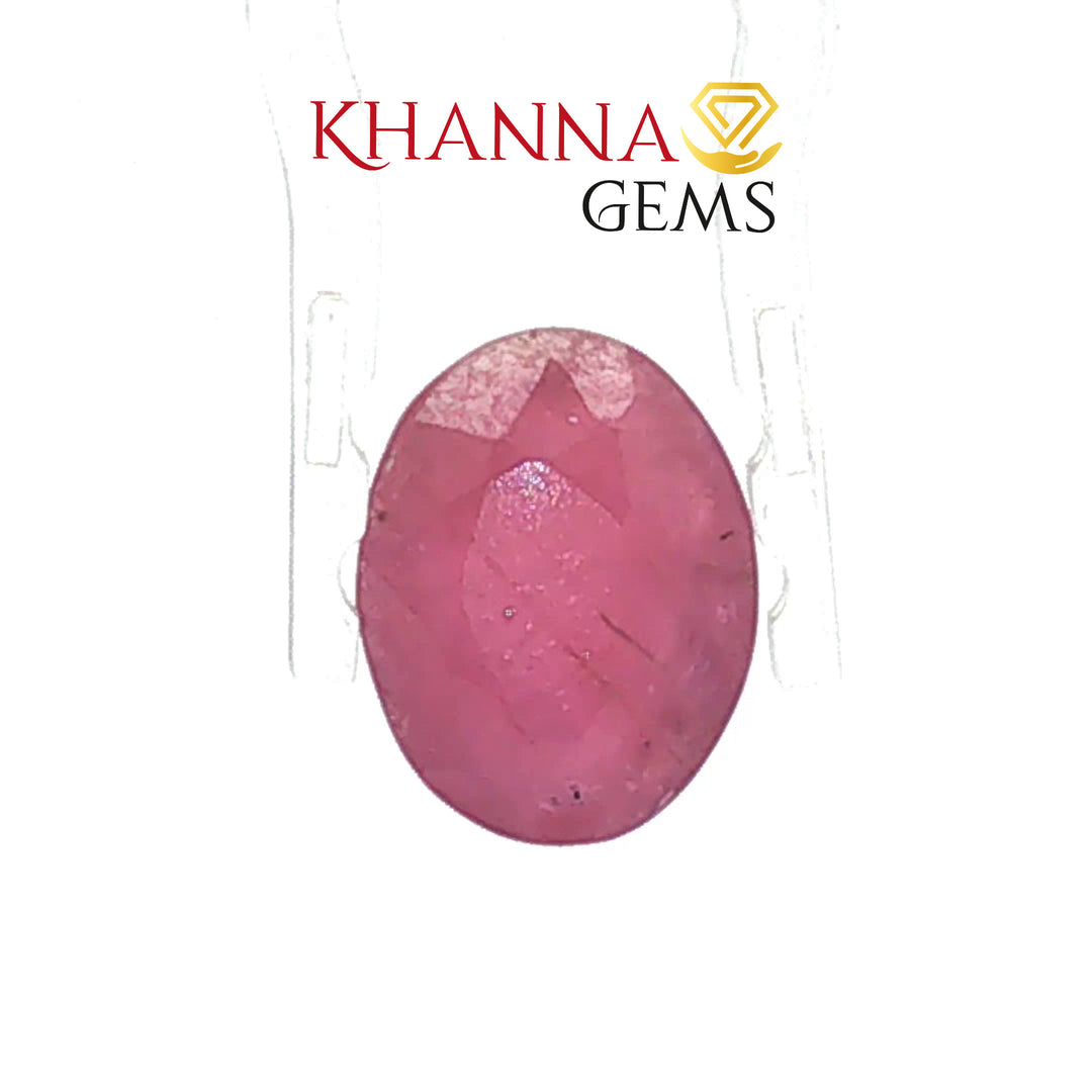 5.66/CT Natural Madagascar Ruby Stone with Govt. Lab Certificate-16140S206355