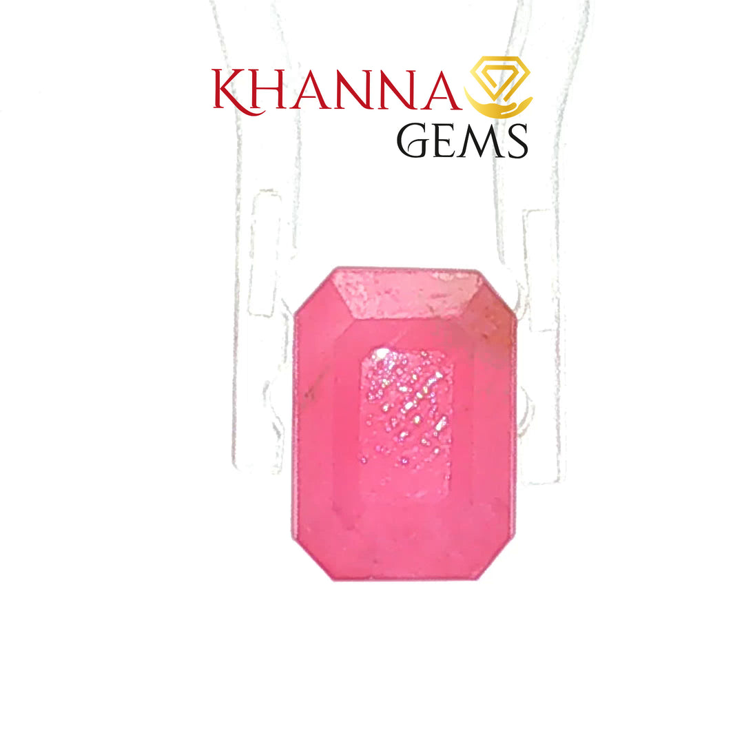 4.73/CT Natural Madagascar Ruby Stone with Govt. Lab Certificate-16140S206369