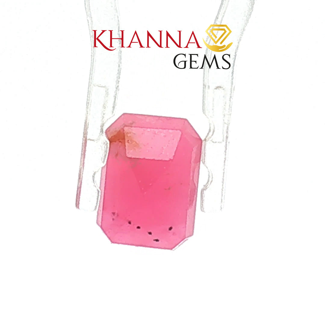 4.73/CT Natural Madagascar Ruby Stone with Govt. Lab Certificate-16140S206369