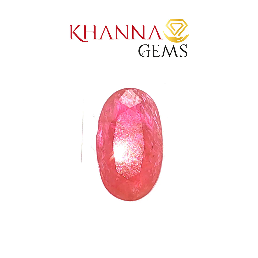 4.83/CT Natural Mozambique Ruby Stone with Govt. Lab Certificate-15143S202642