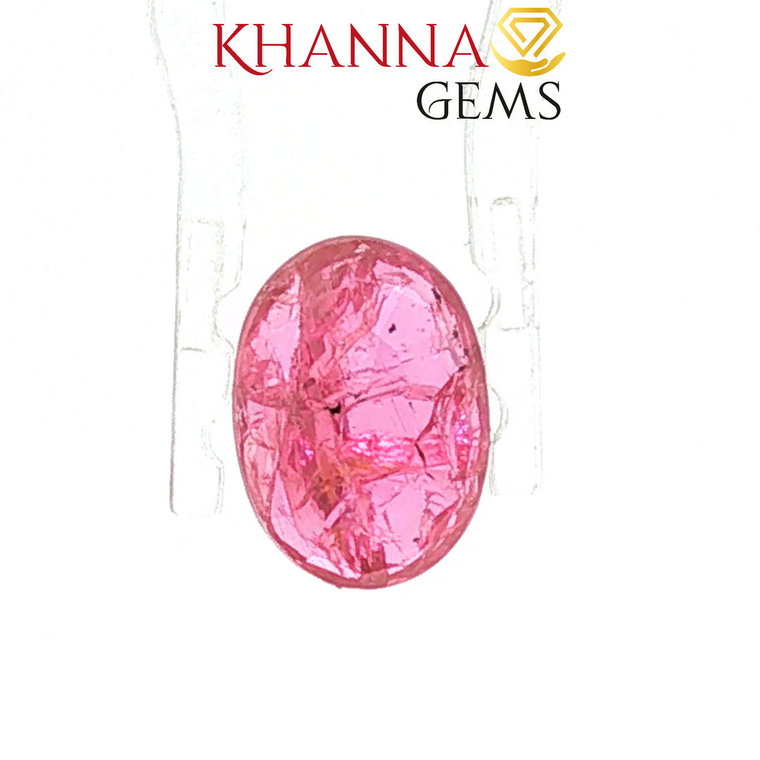3.74/CT Natural Mozambique Ruby Stone with Govt. Lab Certificate-15808S204898