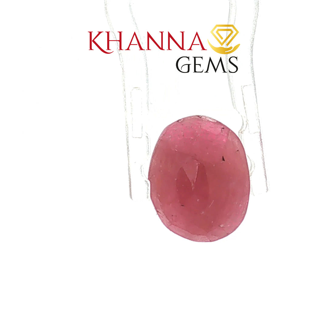 3.66/CT Natural Mozambique Ruby Stone with Govt. Lab Certificate-15897S205553