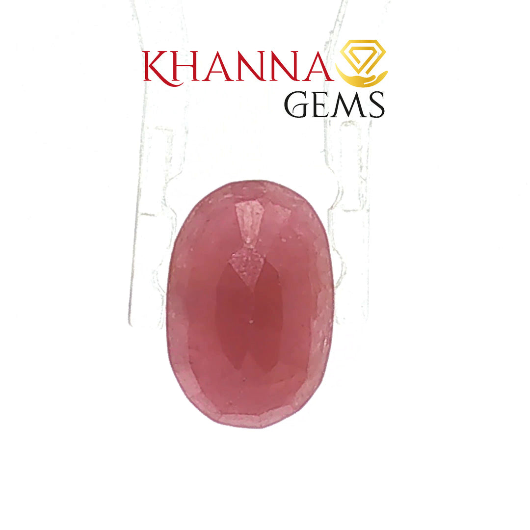 3.75/CT Natural Mozambique Ruby Stone with Govt. Lab Certificate-15897S205555