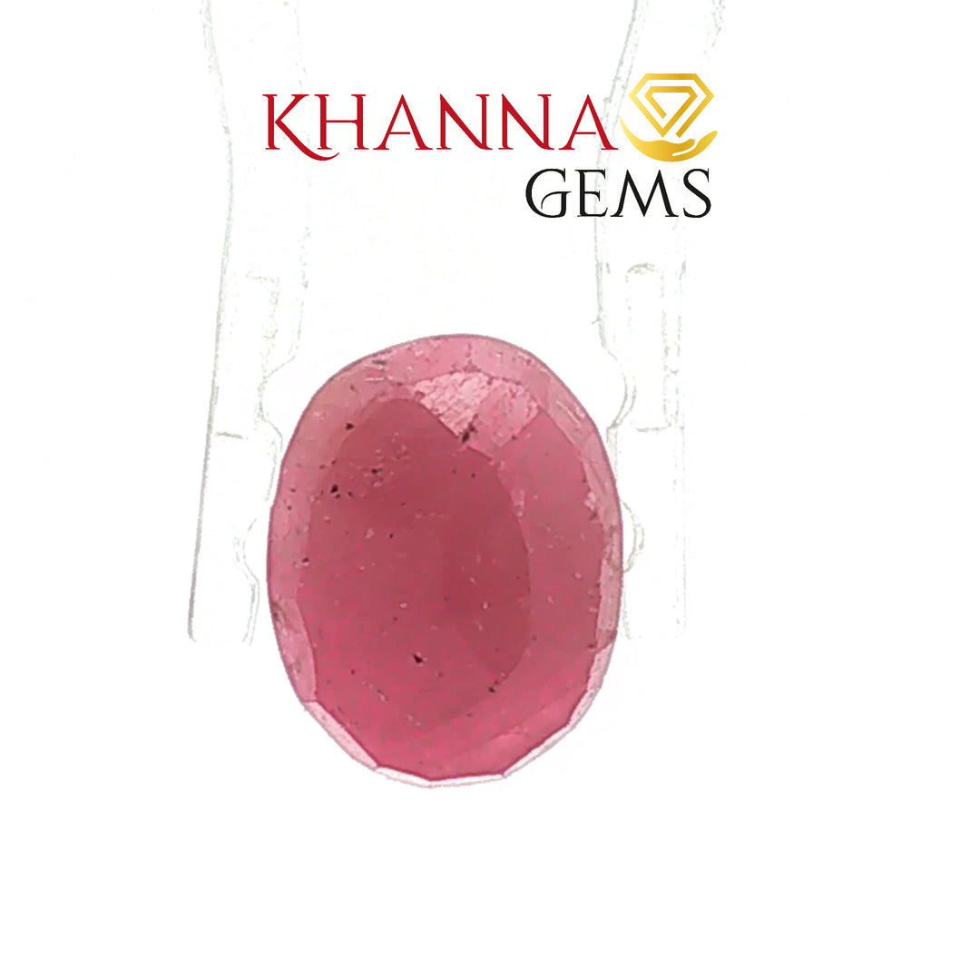 4.97/CT Natural Mozambique Ruby Stone with Govt. Lab Certificate-15897S205557