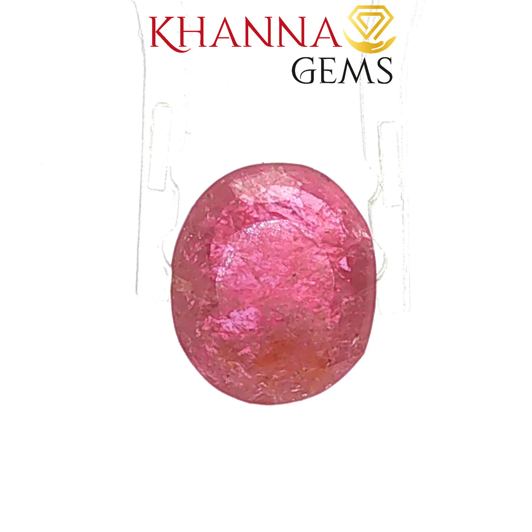 3.78/CT Natural Mozambique Ruby Stone with Govt. Lab Certificate-15909S205580