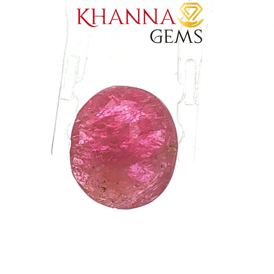 3.78/CT Natural Mozambique Ruby Stone with Govt. Lab Certificate-15909S205580