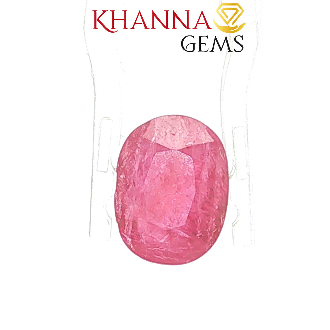 4.06/CT Natural Mozambique Ruby Stone with Govt. Lab Certificate-15909S205584