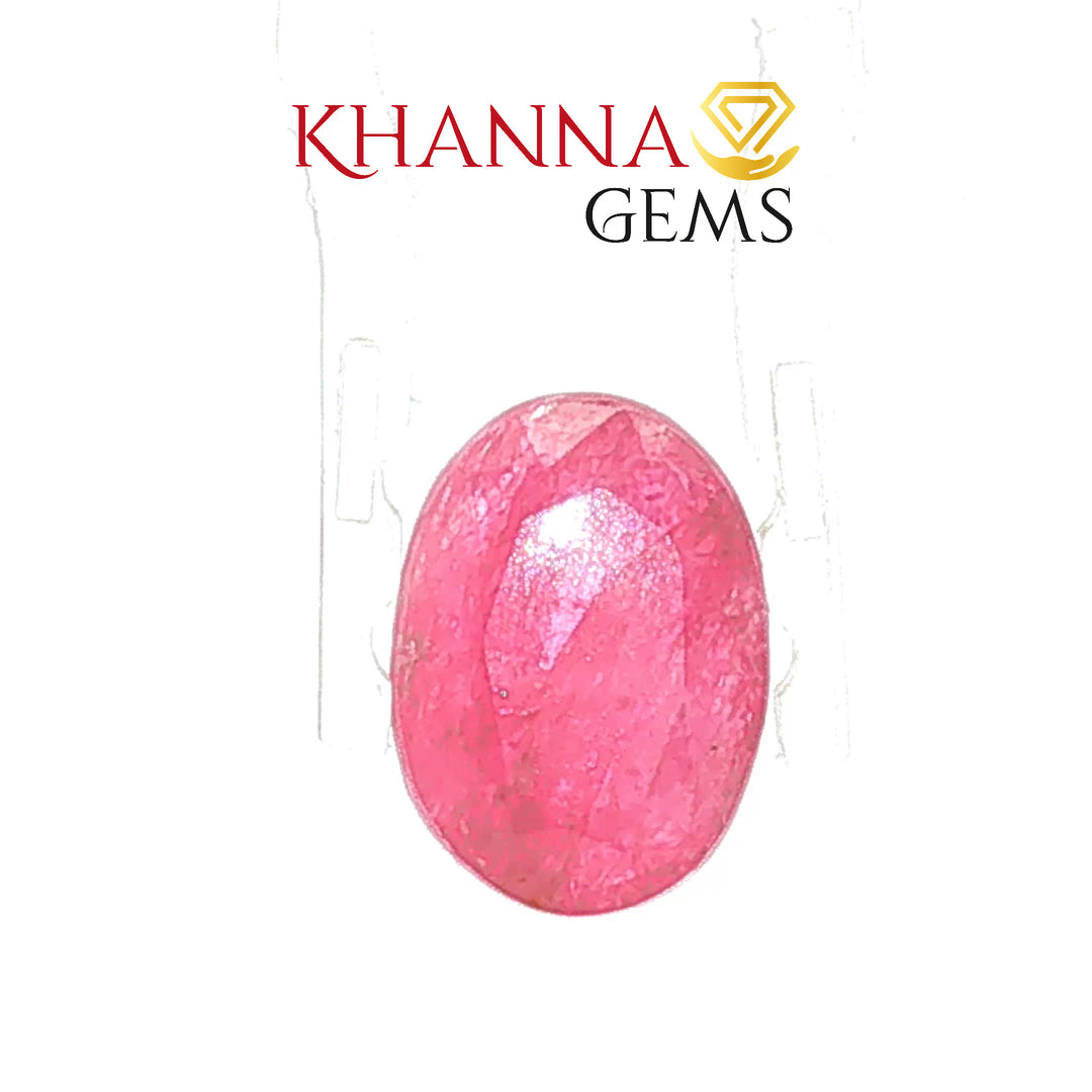 3.83/CT Natural Mozambique Ruby Stone with Govt. Lab Certificate-15909S205585