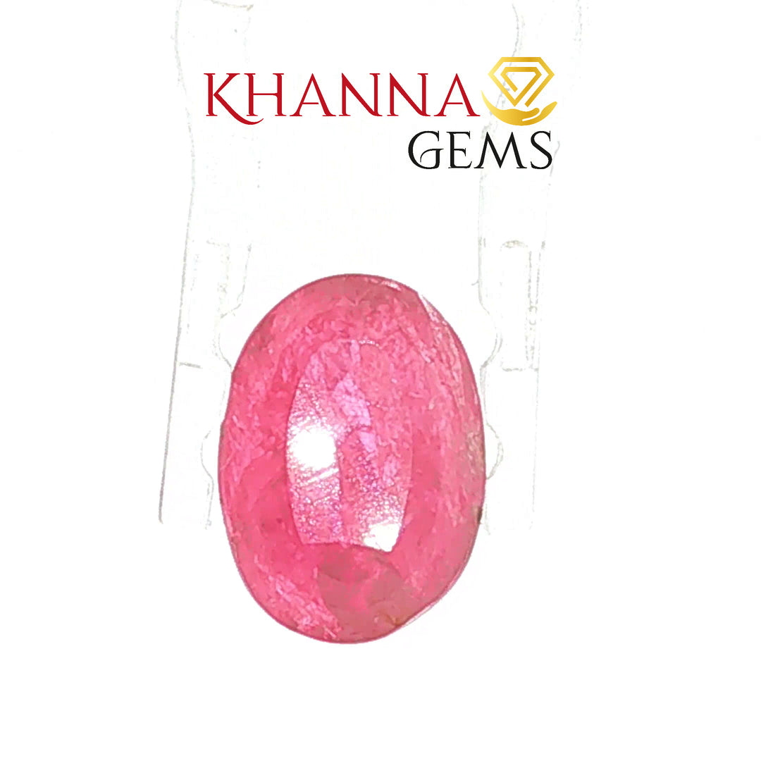 3.83/CT Natural Mozambique Ruby Stone with Govt. Lab Certificate-15909S205585