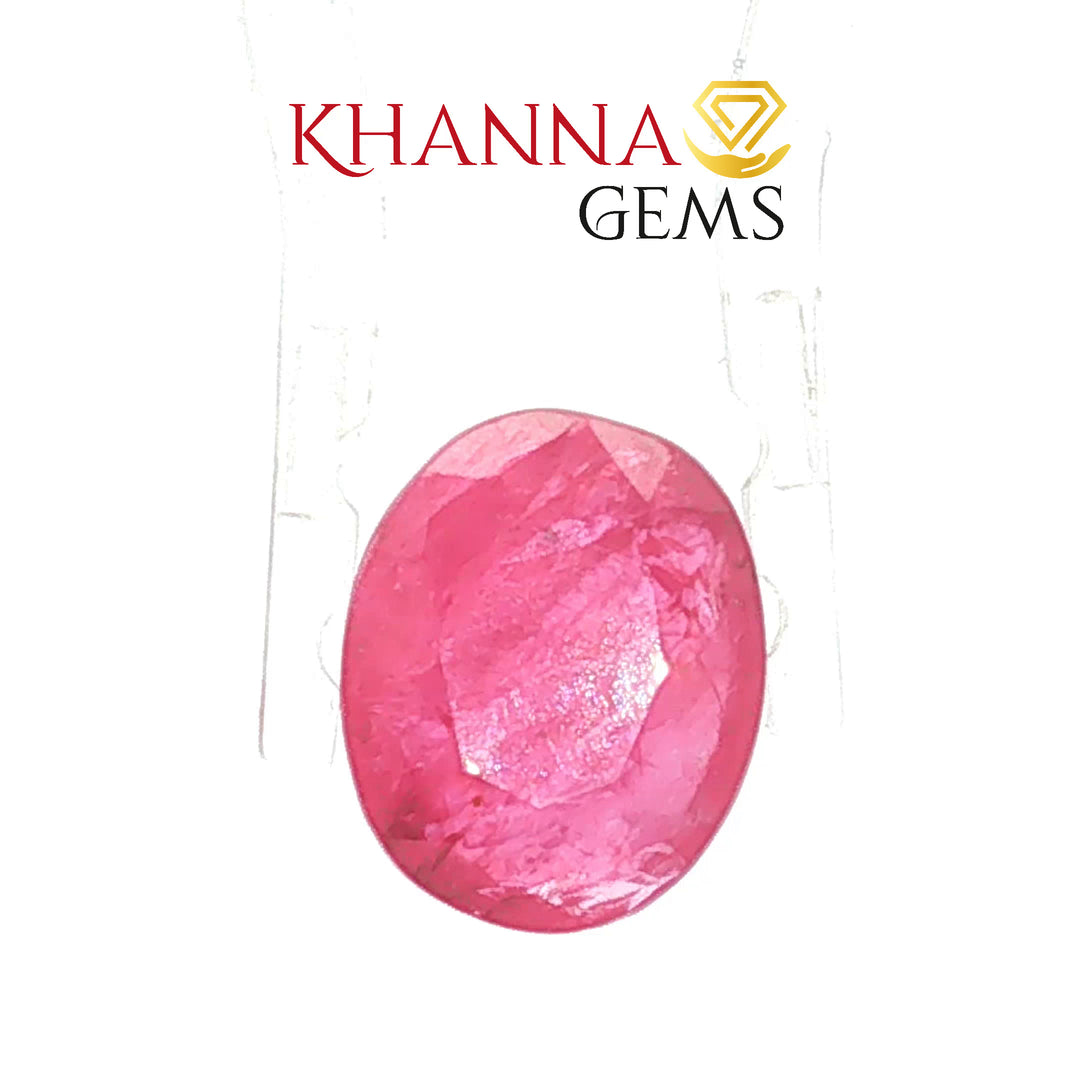 3.97/CT Natural Mozambique Ruby Stone with Govt. Lab Certificate-15909S205586