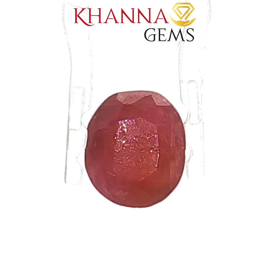 4.97/CT Natural Mozambique Ruby Stone with Govt. Lab Certificate-16016S205950