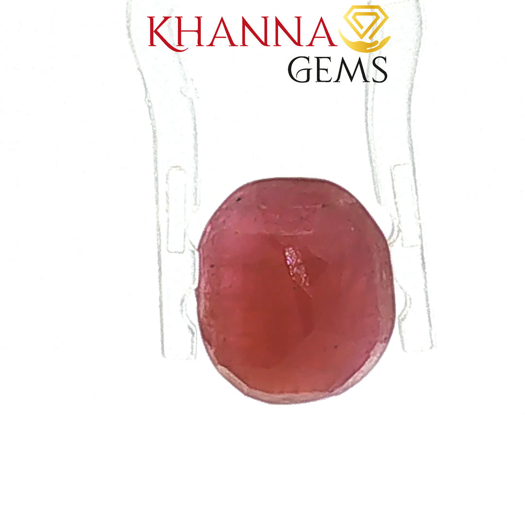 4.97/CT Natural Mozambique Ruby Stone with Govt. Lab Certificate-16016S205950