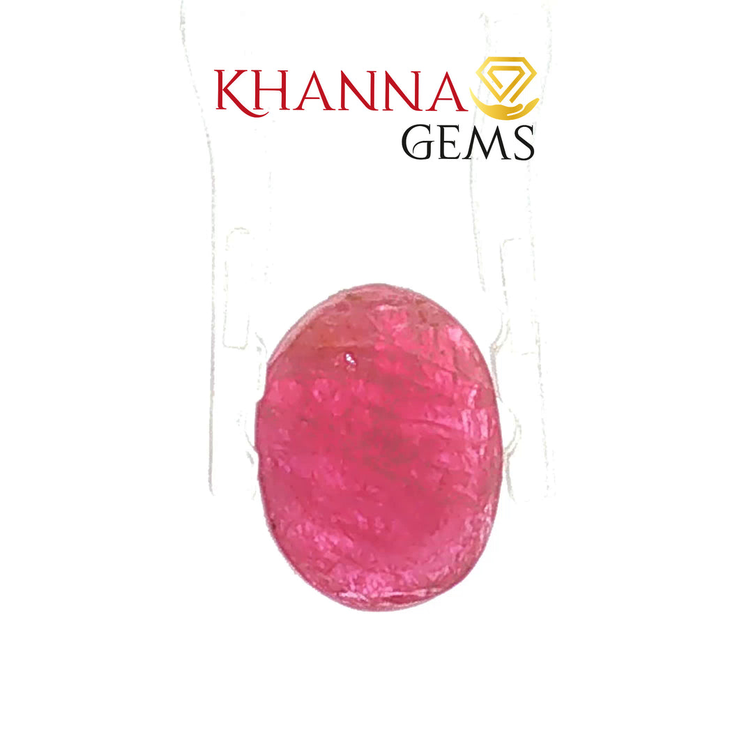 3.72/CT Natural Mozambique Ruby Stone with Govt. Lab Certificate-16016S205954