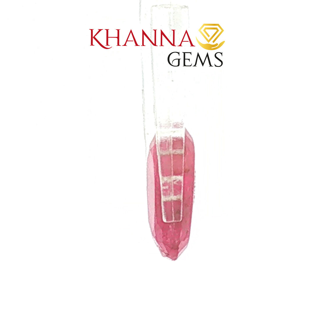 3.72/CT Natural Mozambique Ruby Stone with Govt. Lab Certificate-16016S205954