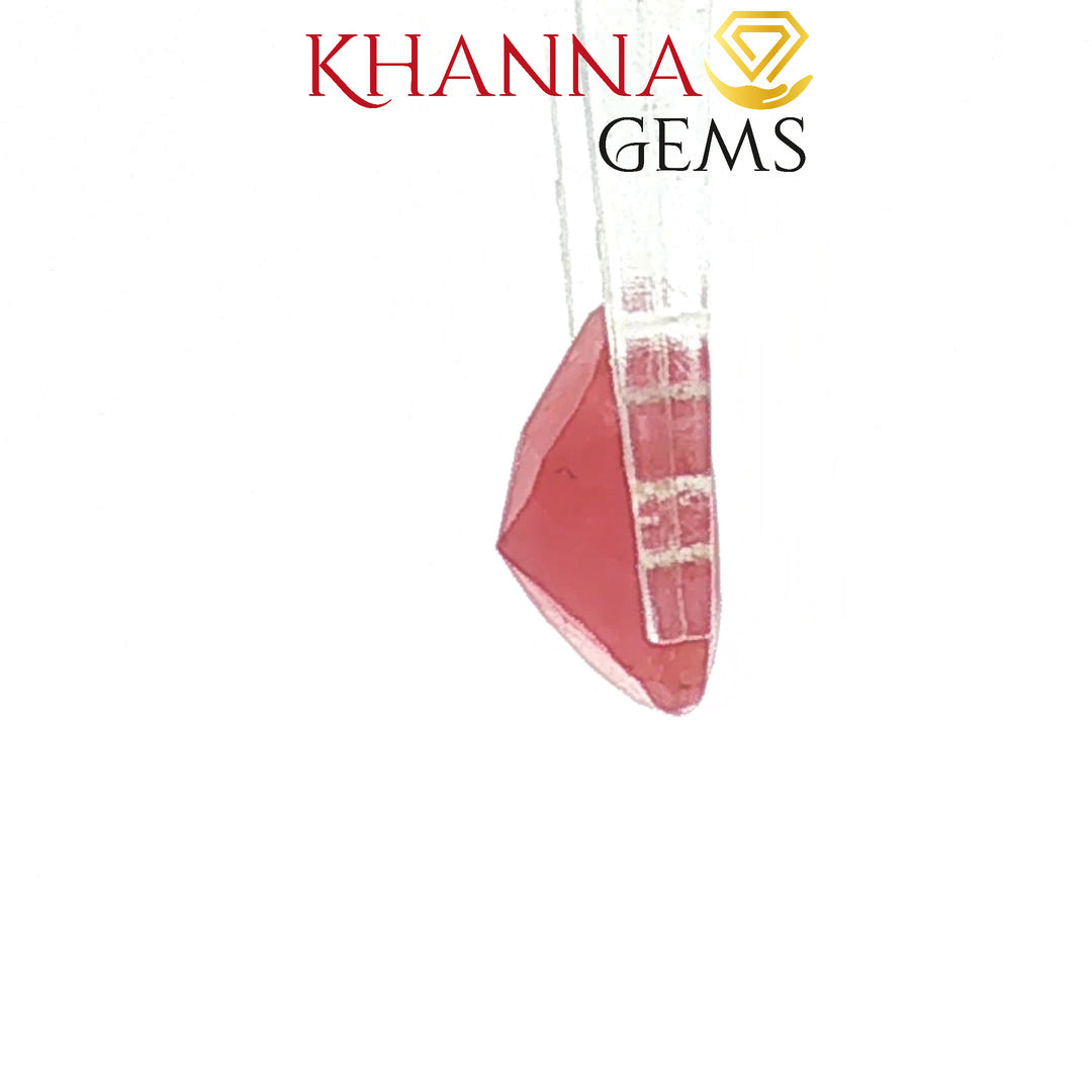 3.06/CT Natural Mozambique Ruby Stone with Govt. Lab Certificate-16016S205962