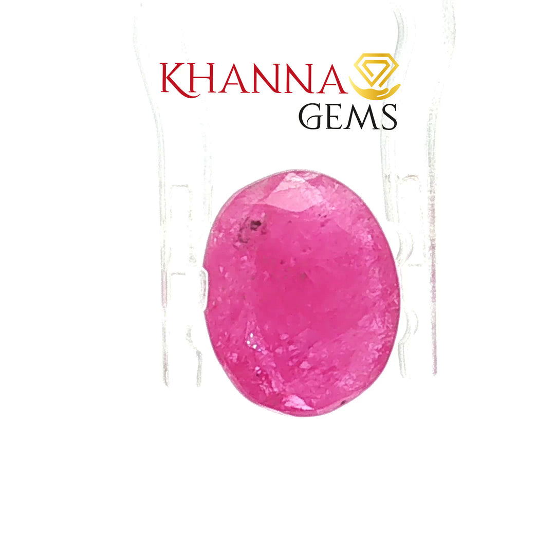 3.73/CT Natural Ruby Stone with Govt. Lab Certificate-16839S209424