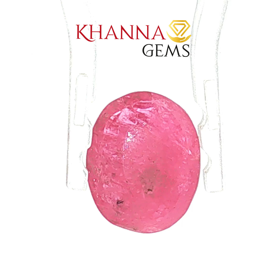 3.73/CT Natural Mozambique Ruby Stone with Govt. Lab Certificate-16839S209424