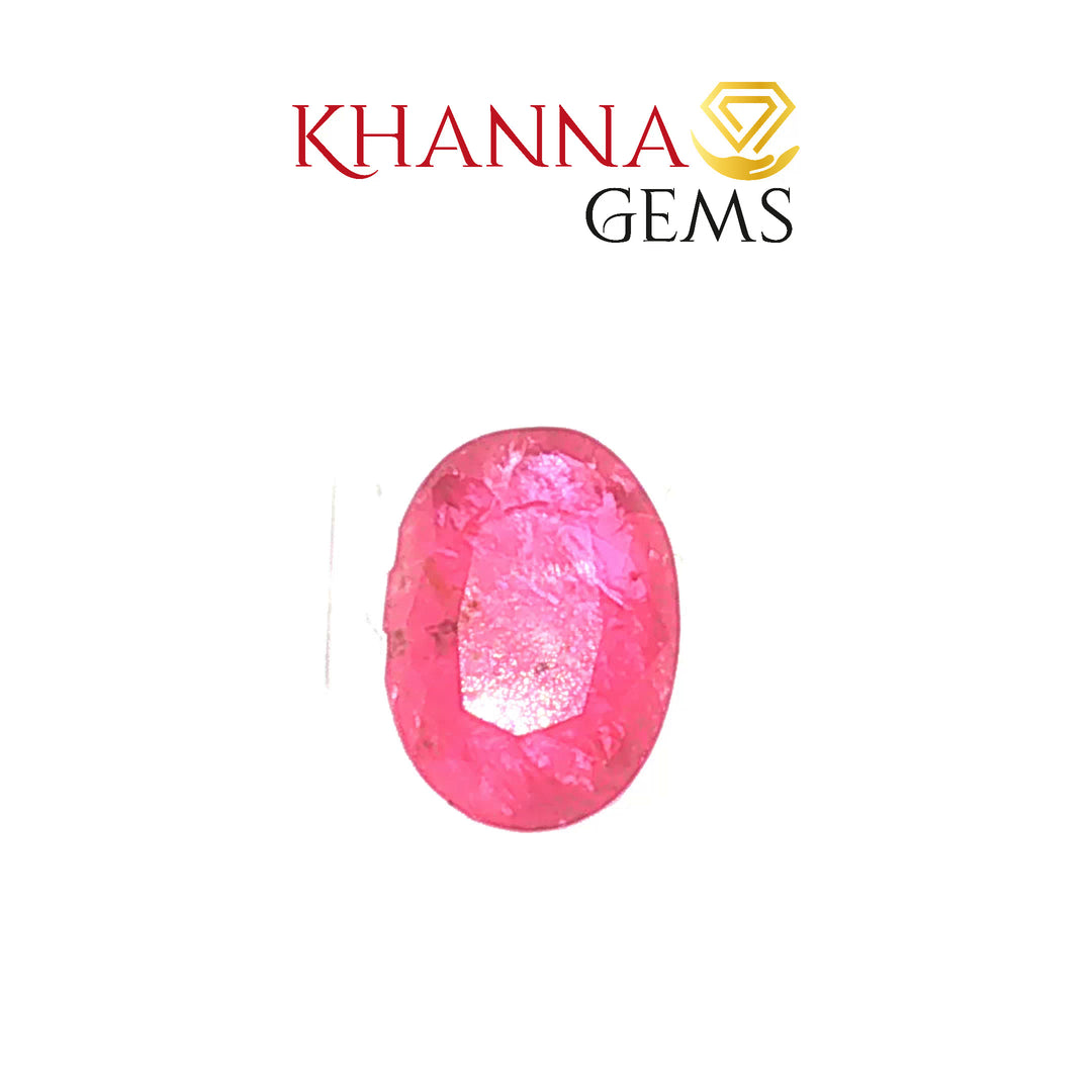 3.75/CT Natural Mozambique Ruby Stone with Govt. Lab Certificate-15143S202637