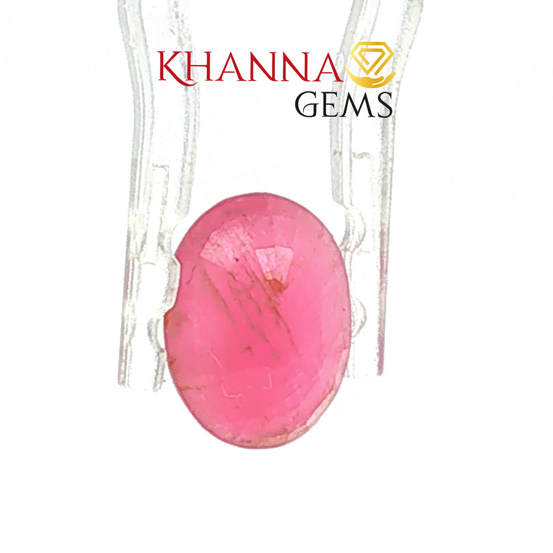 3.66/Ct Natural Sri Lanka Ruby Stone with govt. lab Certificate-16910S209837