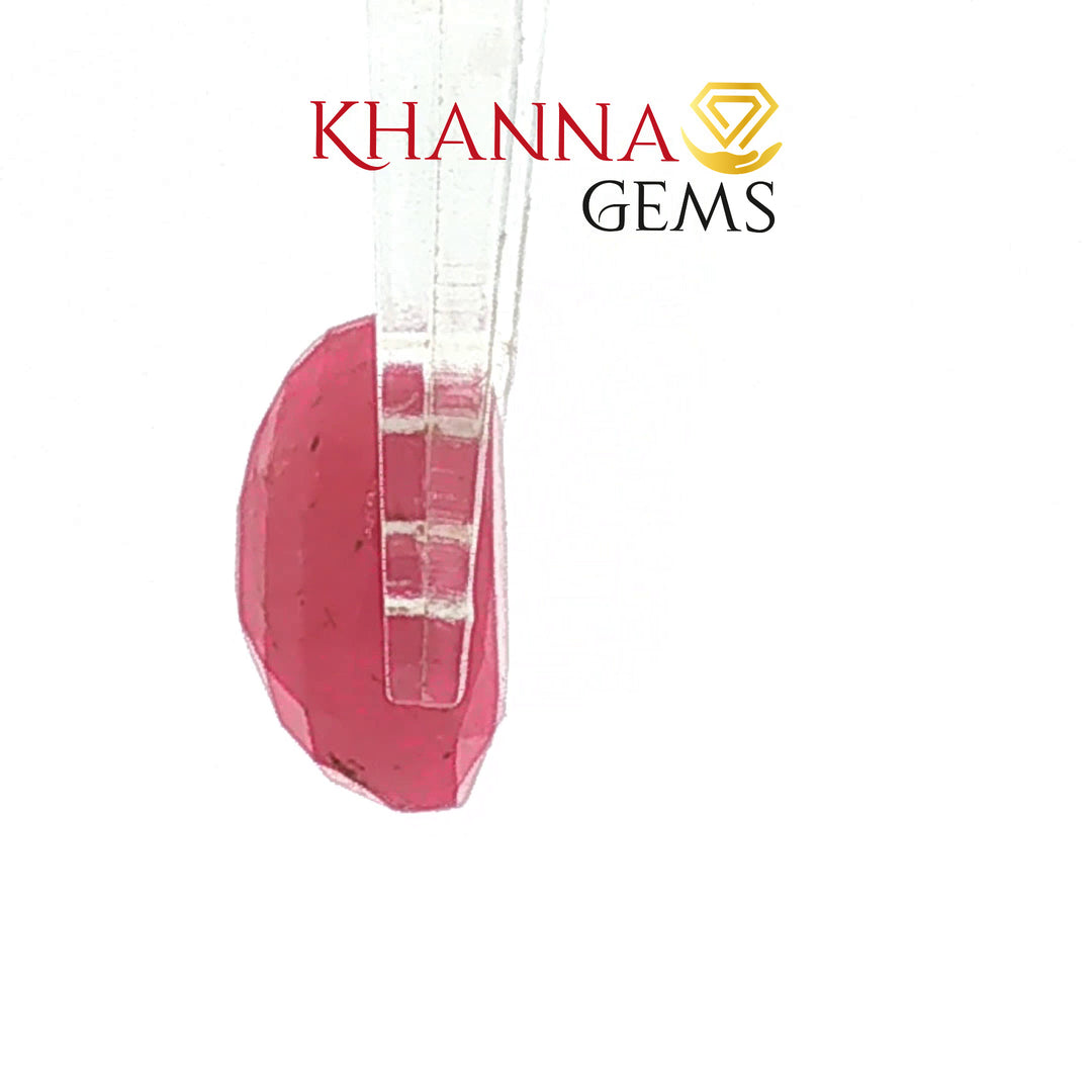 3.7/CT Natural Tanzania Ruby Stone with Govt. Lab Certificate-16140S206366