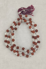 SPHATIK RUDRAKSHA MALA - KG01